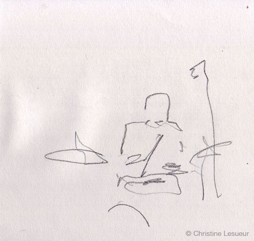Lawrence Clais - Sketch by Christine Lesueur